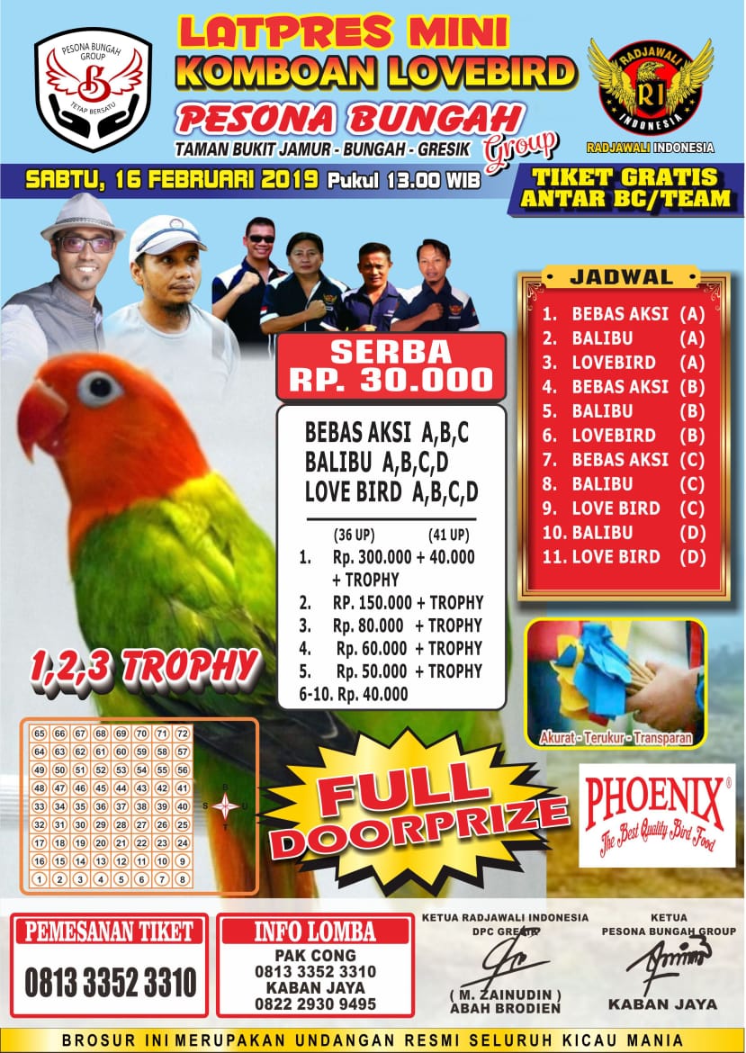 Daftar Juara Latber Minggu Pesona Bungah Group 10 Februari ...